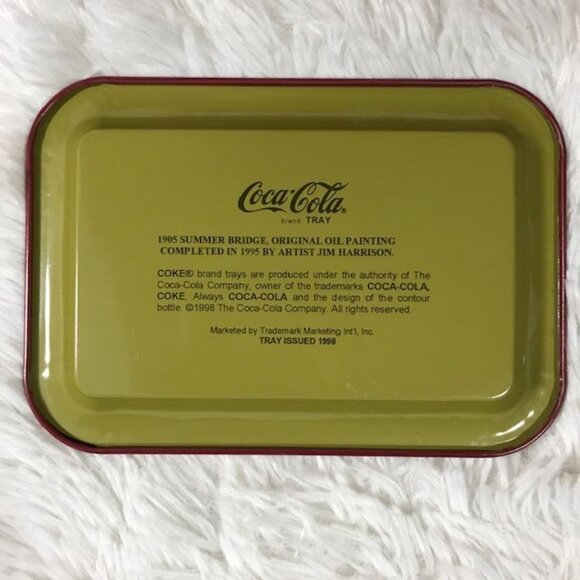 NWOT Set of 2 Vintage Coca-Cola Small Nostalgia Mailboxes + Bridge Tins - Picture 5 of 12